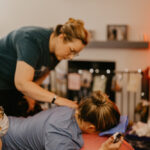 Doula of Belfast attending to her client