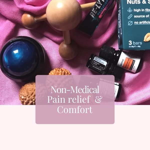 Non-medical pain relief and comfort measures for induction of labour